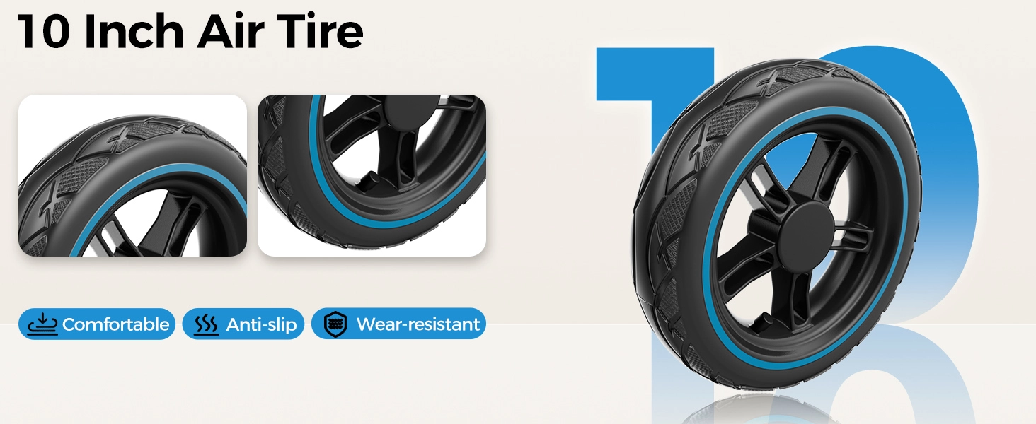 electric scooter comfort suspension and tires what to look for