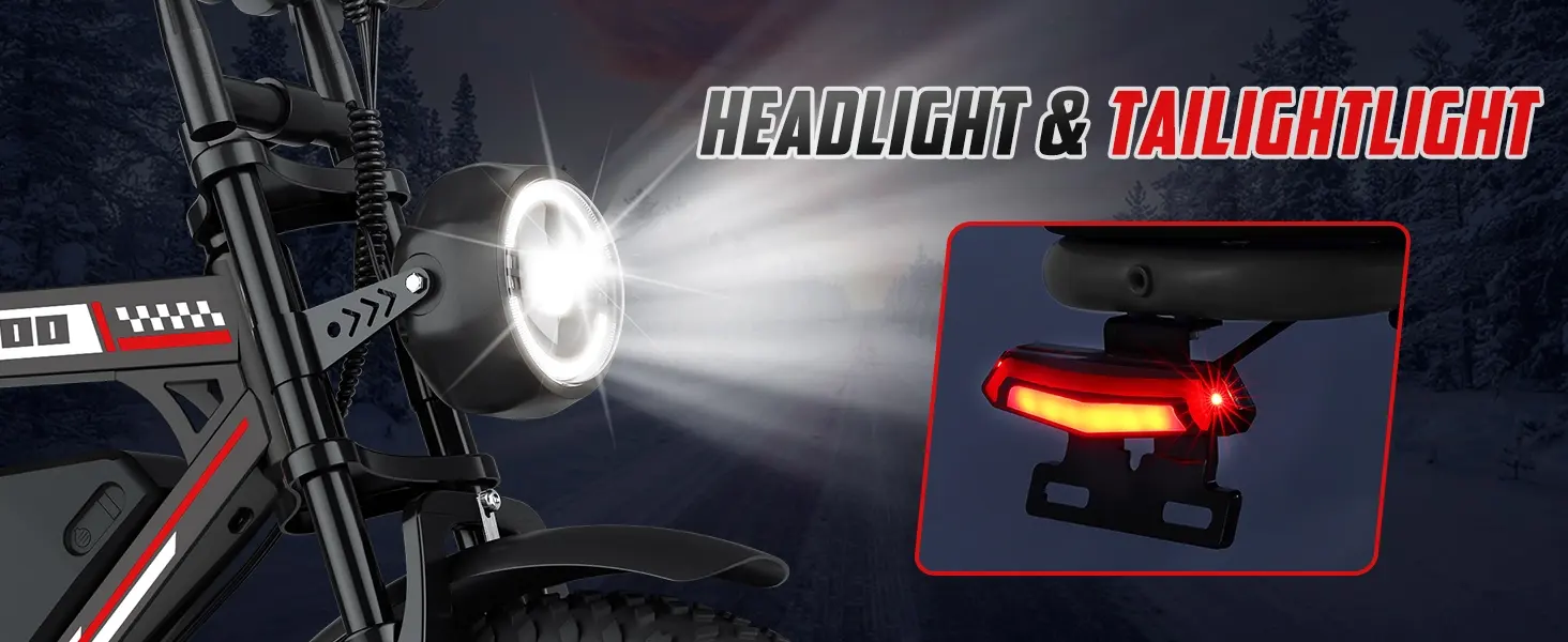 commuter electric bike safety lights